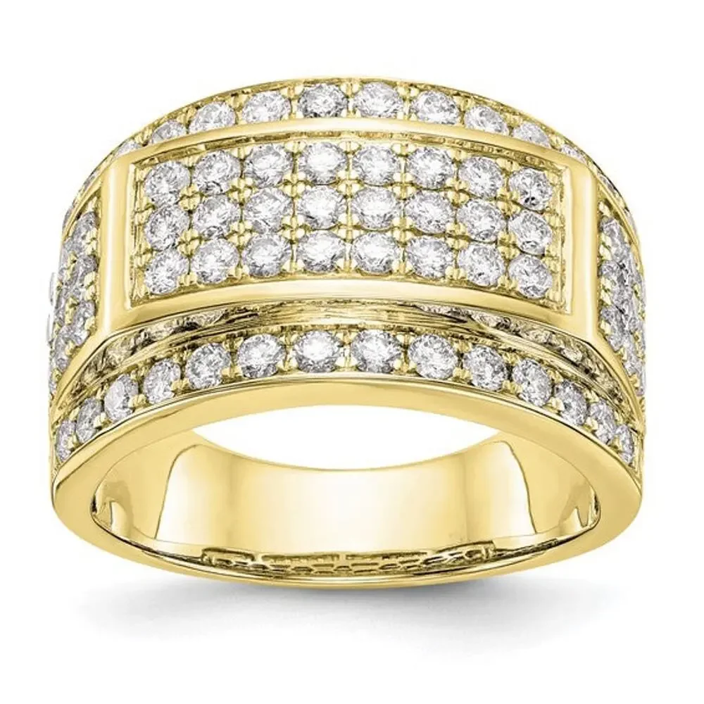 IBGoodman 14k 2 carat Lab Grown Diamond Men's Ring